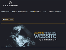 Tablet Screenshot of cybergun.com